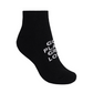 Castelbajac Men's Season Slogan Point Ankle Socks - Black