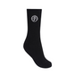 Castelbajac Men's Season Slogan Point Long Socks - Black