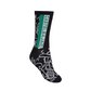 Castelbajac Men's Season Pattern Point Long Socks - Black