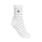 Castelbajac Men's Lettering Pattern Point Mid-calf Socks - White