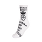 Castelbajac Men's Capsule Line Pattern Point Long Socks - White