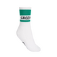 Castelbajac Women's Color Block Slogan Long Socks - Green