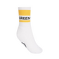 Castelbajac Women's Color Block Slogan Long Socks - Yellow