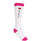 Castelbajac Women's Heart Point Knee Socks - Pink