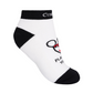 Castelbajac Women's Color Block Character Ankle Socks - Black