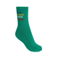Castelbajac Women's Slogan Point Long Socks - Green