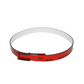 Castelbajac Men's Print Buckle Belt - Red