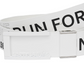Castelbajac Men's Print Buckle Belt - White