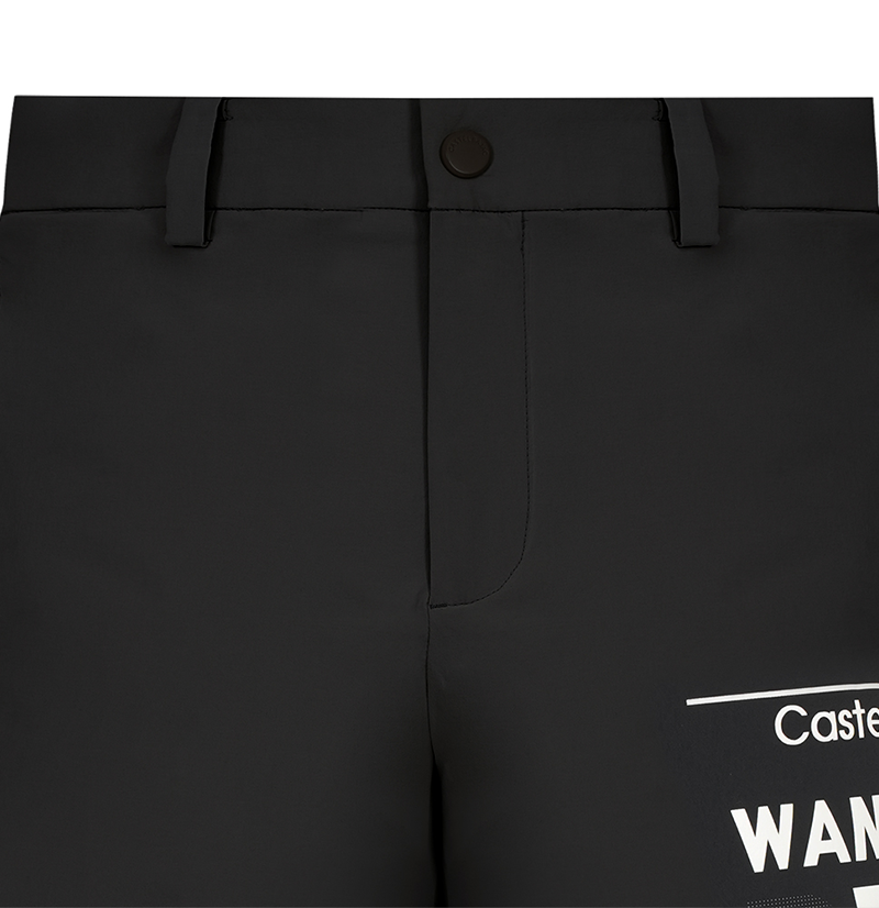 Castelbajac Men's Double-Sided Wool Band 5-Cuff Shorts - 2 Colors