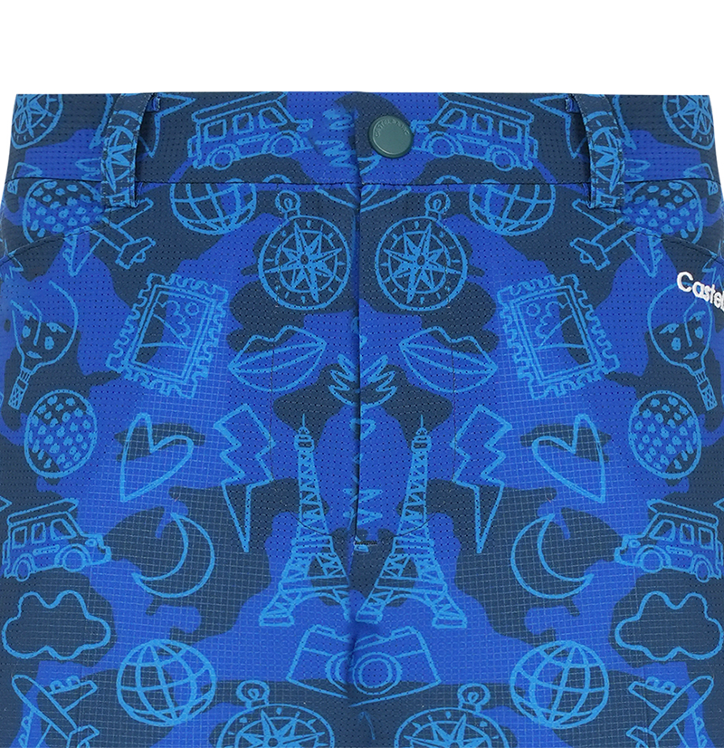 Castelbajac Men's Mesh Pants - 2 Colors