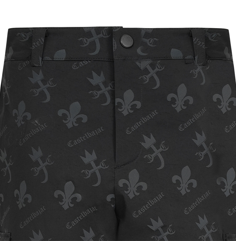 Castelbajac Men's Capsule Line Jacquard Jogger Pants - Black
