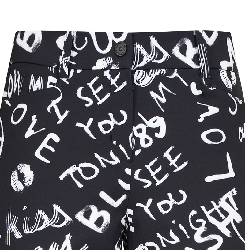 Castelbajac Women's Full-Length Letter Pants - 2 Colors