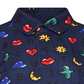 Castelbajac Men's Pixel Print Polo T-Shirt - 2 Colors