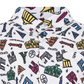 Castelbajac Men's PARIS Pattern Mesh Shirt - White