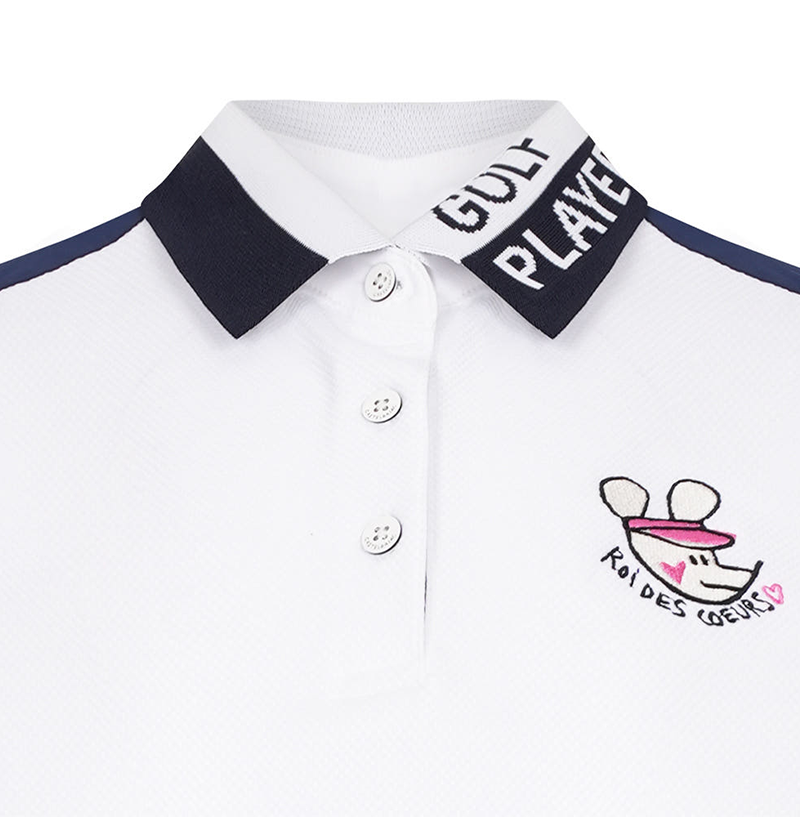 Castelbajac Women's Lettering Collar T-Shirt -  3 Colors