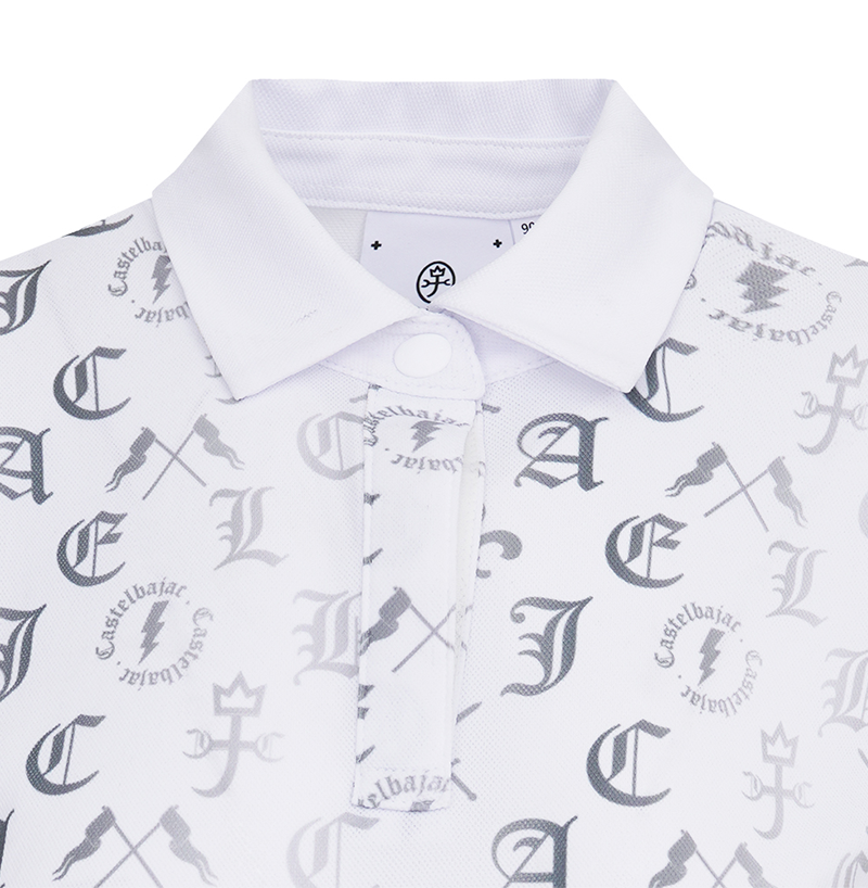 Castelbajac Women's Capsule Line Full-Print Short-Sleeve Collared Shirt - 2 Colors