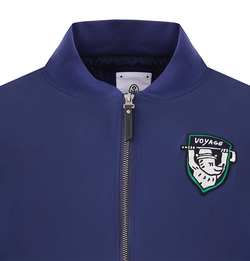 Castelbajac Men's Bomber Blouson Jumper - Navy