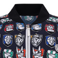 Castelbajac Women's Patterned Blue Jacket Jumper - Navy