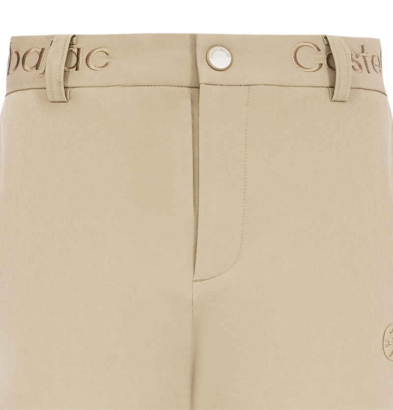 Castelbajac Men's Waist Embroidered Spandex Pants - 3 Colors