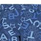 Castelbajac Men's Star Print Denim Pants - Navy
