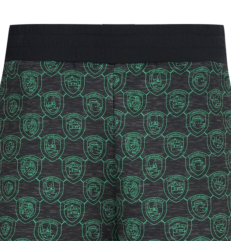 Castelbajac Men's JQD Print Training Pants - Green