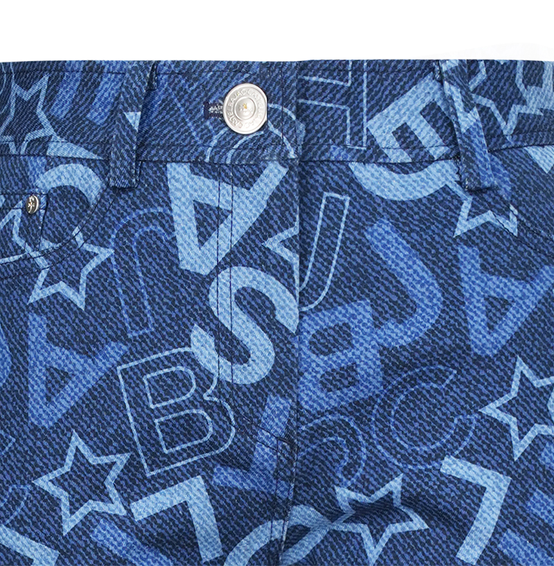 Castelbajac Women's Star Print Bootcut Pants - Navy