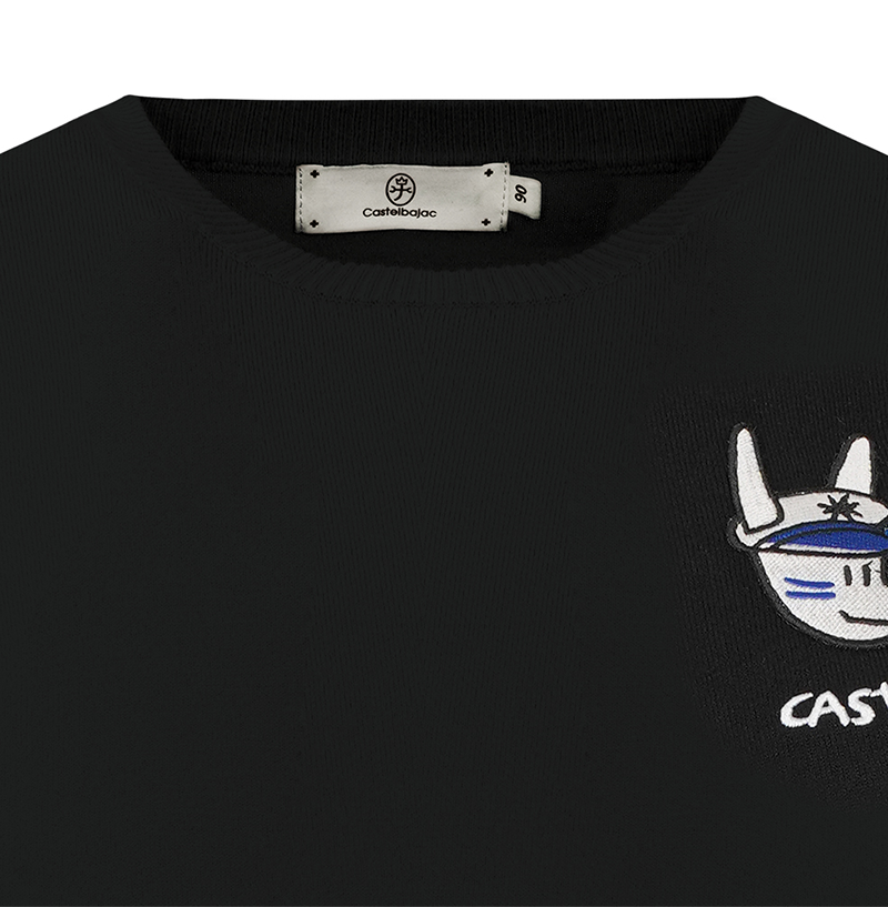 Castelbajac Women's Round Neck Letter Pullover - 2 Colors