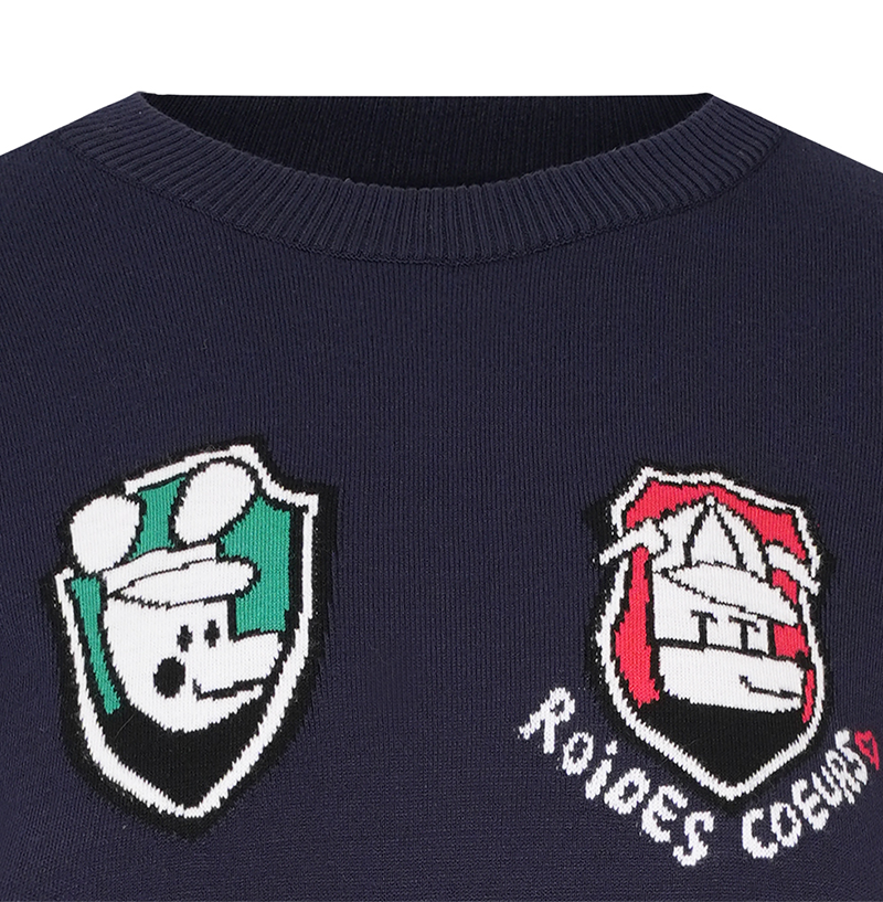 Castelbajac Women's Shield Round Pullover - 2 Colors