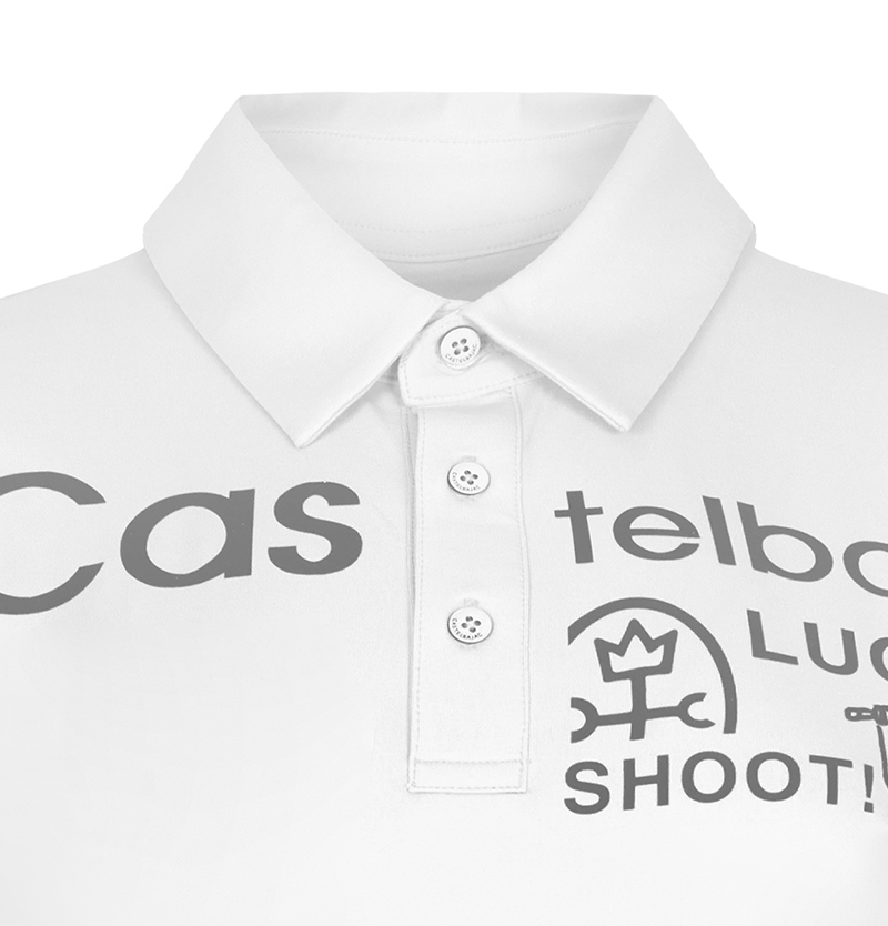 Castelbajac Men's Nylon Spandex Functional Polo T-Shirt - 2 Colors