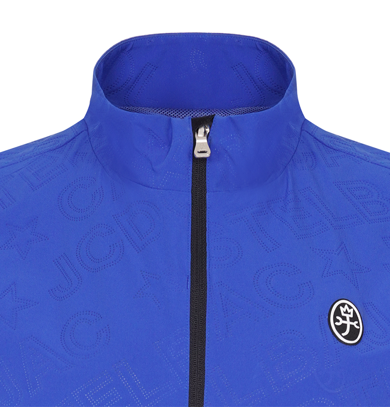 Castelbajac Men's Bajac Logo Embossed Vest - 2 Colors