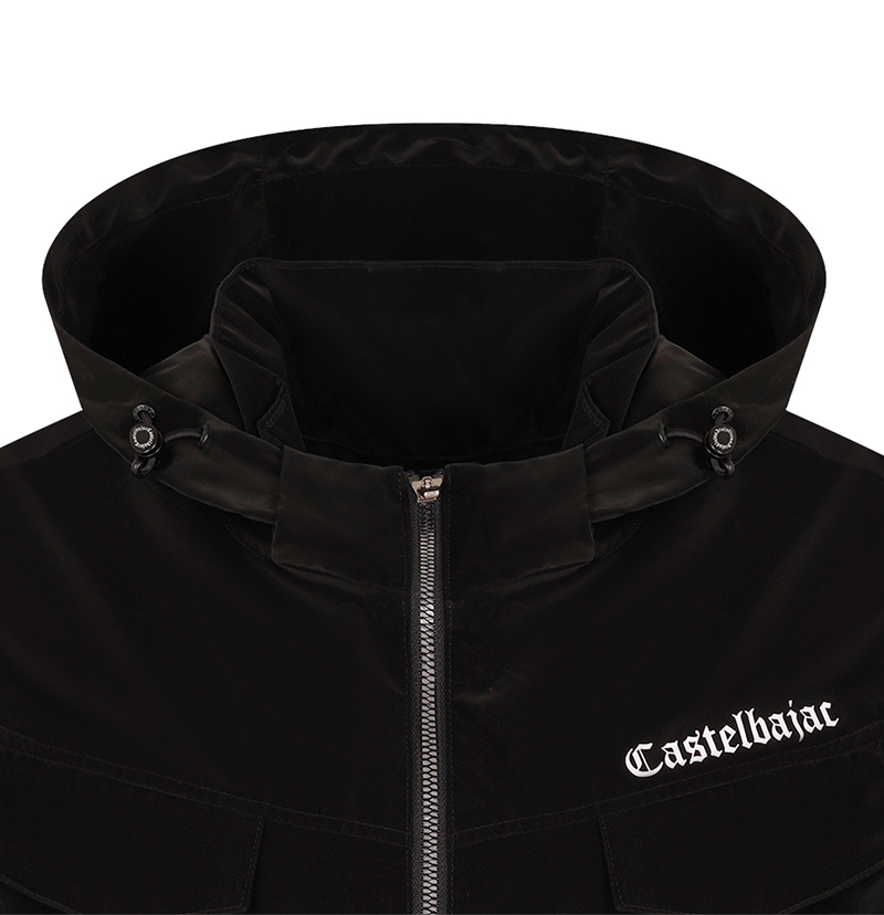 Castelbajac Women's Black Line Detachable Hooded Jumper - Black