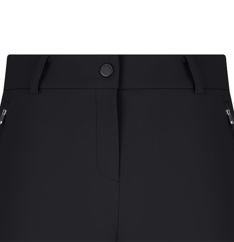 Castelbajac Women's Side-Slit Slim Pants - Black