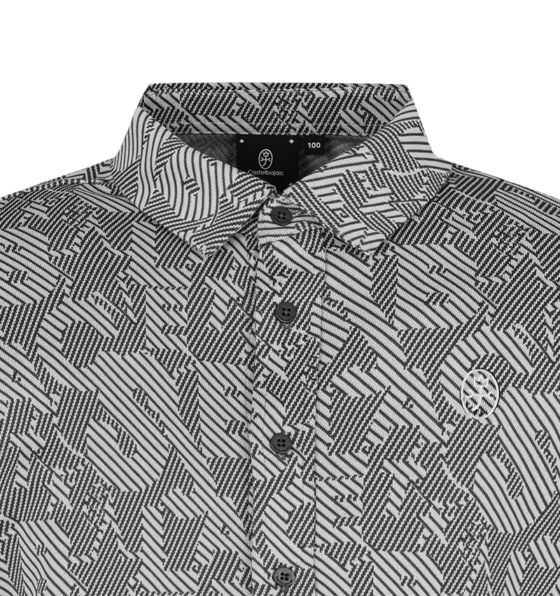 Castelbajac Men's Artwork Print Shirt - Black