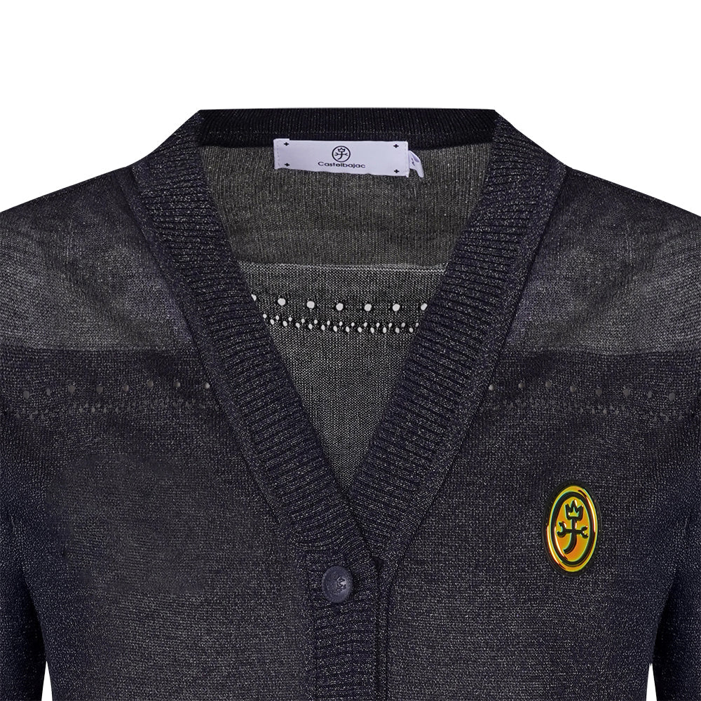Castelbajac Women's Skashi V-Neck Cardigan - Navy