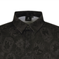 Castelbajac Men's Full-Print Short-Sleeve Collared T-Shirt - Black