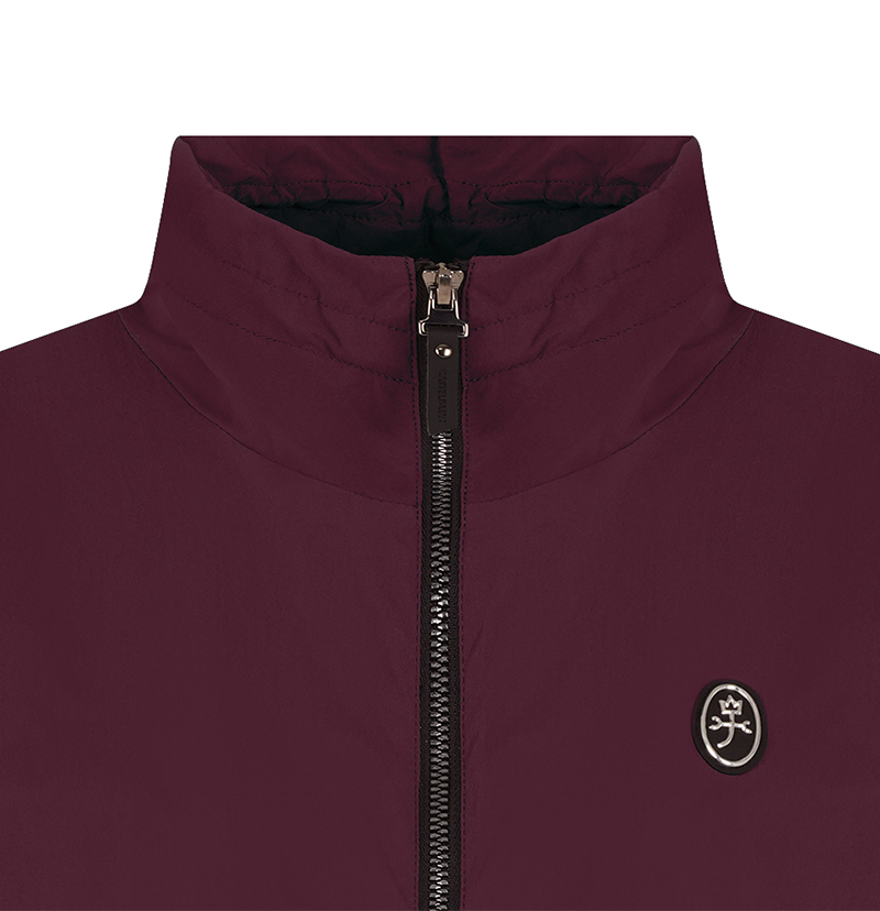 Castelbajac Women's String Zip-Up Short-Sleeve Vest - Purple