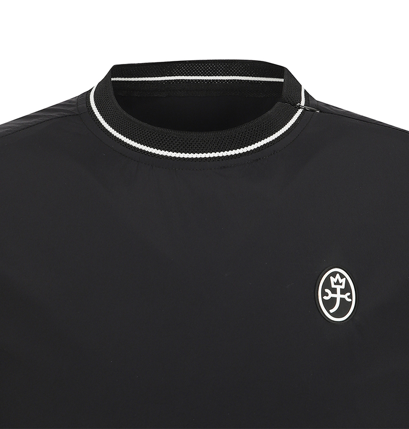 Castelbajac Men's Woven Short-Sleeve T-Shirt - Black