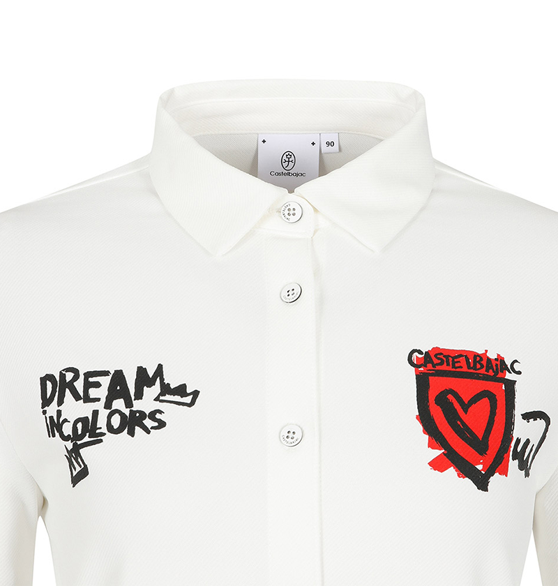 Castelbajac Women's Jersey Long-Sleeve Shirt - White