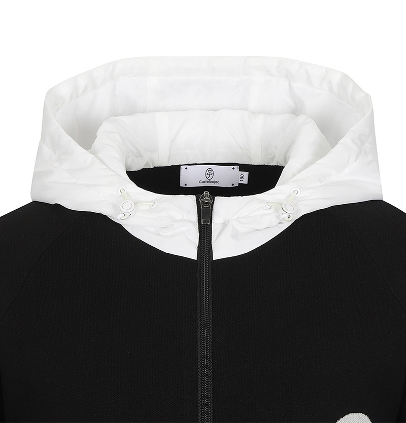 Castelbajac Men's Woven Hooded Full-Zip Sweater Cardigan - Black