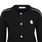 Castelbajac Women's Round Neck Button Cardigan - Black