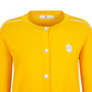 Castelbajac Women's Round Neck Button Cardigan - Yellow
