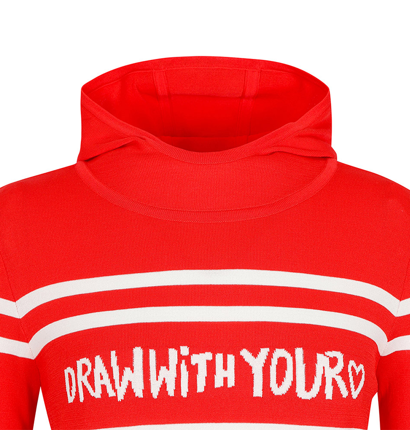 Castelbajac Women's Striped Sweater - Red
