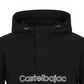 Castelbajac Men's Woven Mix Hooded T-Shirt - Black