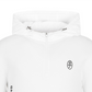 Castelbajac Men's Woven Hooded Half-Zip T-Shirt - White