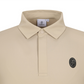 Castelbajac Men's Solid Jeri Collar T-Shirt - Beige