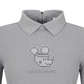 Castelbajac Women's Character Embroidered Collar T-Shirt - M/Grey