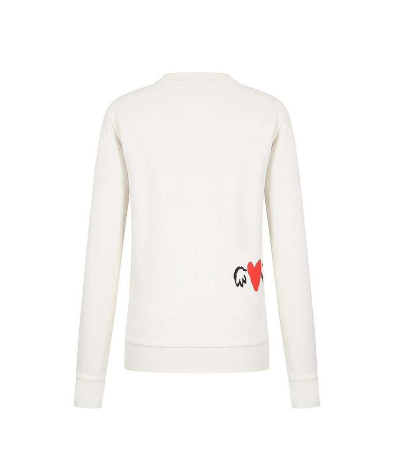 Castelbajac Women's Artwork Print Round T-Shirt - Ivory