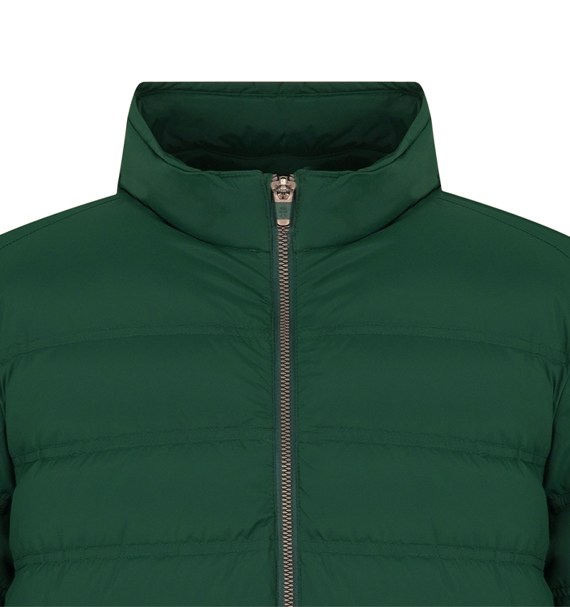 Men's Lightweight Duck Down Padded Jumper - Green