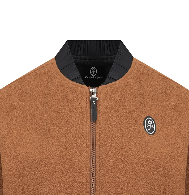 Castelbajac Women's Windproof Fleece Blouson Jumper - Brown