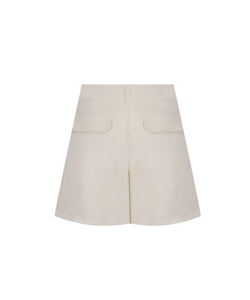Castelbajac Women's Corduroy Shorts - Ivory